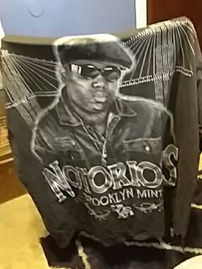 Black Graphic Long-Sleeve Men’s Shirt - Notorious Design
